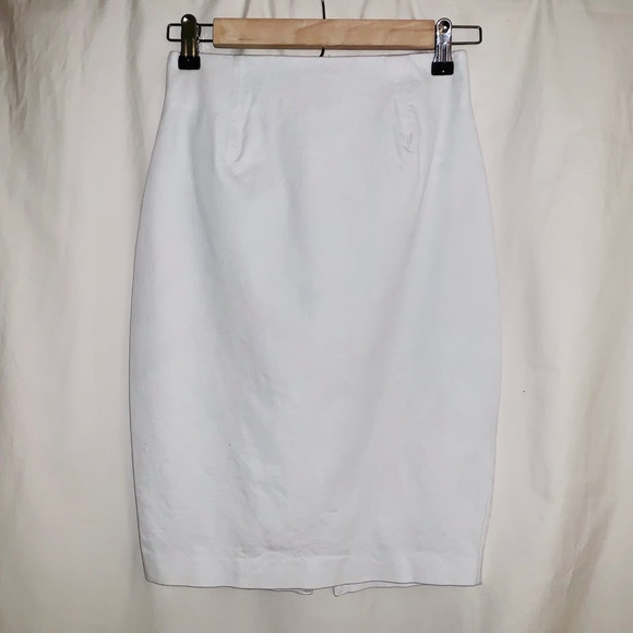 Kenneth Cole High Waist Zipper Pencil Skirt :XXS - Picture 3 of 5